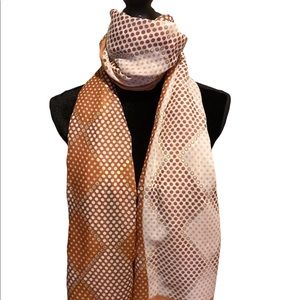Reversible Digital Dot Print Oblong Scarf